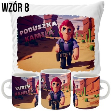 НАБОР ПОДУШКА + КРУЖКА BRAWL STAR S ВЫКРОЙКИ
