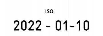 Штамп даты Trodat 4810 Версия даты ISO