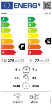 Стирально-сушильные машины SMEG LSIA127