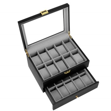 КОРОБКА-ОРГАНИЗАТОР КОРОБКА ДЛЯ ЧАСОВ КОРОБКА ДЛЯ ЧАСОВ КАССЕТА 20 шт. ЮВЕЛИРНЫЕ УКРАШЕНИЯ