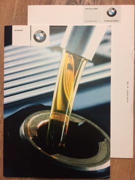 BMW 7 E65 NIEMIECKA KSIĄŻKA SERWISOWA GWARANCYJNA