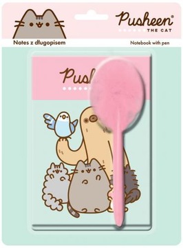Notes 40k z długopisem Pusheen