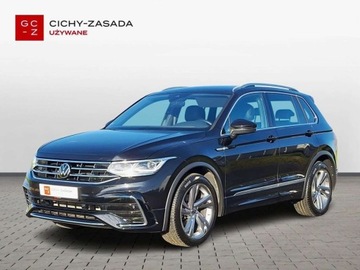 Volkswagen Tiguan II SUV Facelifting 1.5 TSI 150KM 2022 Volkswagen Tiguan SalonPL 150KM TSI DSG R-Line Premium HakKessyNavi ACC Ma