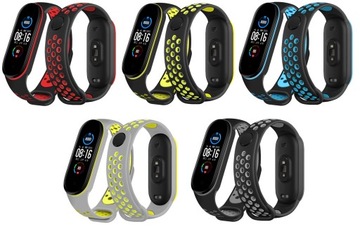 5x PASEK DO XIAOMI MI BAND 5 6 7 OPASKA KOLORY PASKI OPASKI