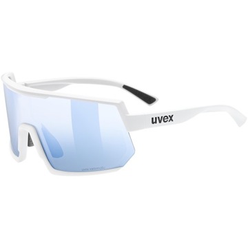 Okulary rowerowe Uvex Sportstyle 235 V white matt/blue, one size