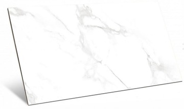 PŁYTKI BIAŁY MARMUR BŁYSZCZACE PODŁOGOWE ŚCIENNE ŁAZIENKOWE 60X120 GAT1