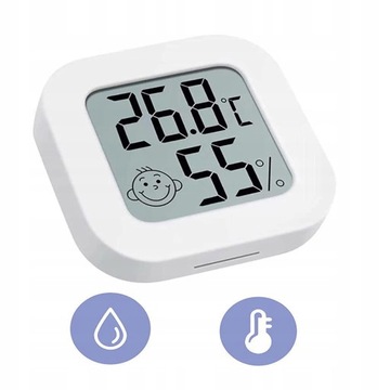 ЦИФРОВОЙ ТЕРМОМЕТР ЭЛЕКТРОННАЯ МЕТЕОСТАНЦИЯ КОМНАТНЫЙ ГИГРОМЕТР 4 ШТ.