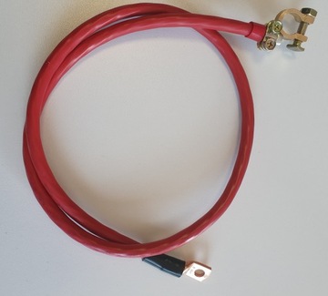 Przewód kabel plus do akumulatora klema + M8 80cm
