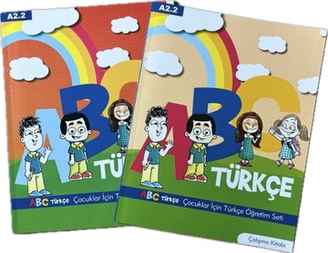 Zestaw do nauki tureckiego dla dzieci podręcznik, ćwiczenia poziom A2