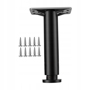 Wspornik belek łóżka Stalowa stopka meblowa ze śrubami 20cm