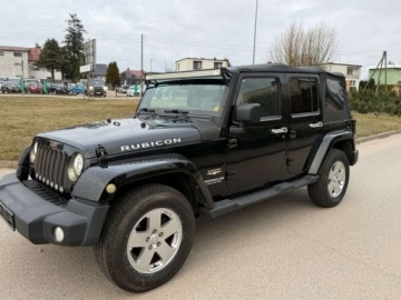 Jeep Wrangler III Unlimited Facelifting 2.8 DOHC I-4 Turbo CRD 200KM 2011 Jeep Wrangler Sliczna Sahara Navi Ledy Skory Grzany Fotele Automat EUROPA, zdjęcie 2