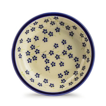 Talerz obiadowy głęboki Bolesławiec 22 cm 1244A H2