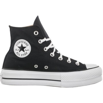 Buty Trampki Wysokie Damskie Converse CT All Star 560845C Czarne