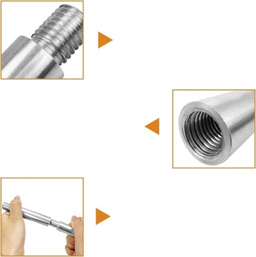 АДАПТЕР-УДЛИНИТЕЛЬ ДЛЯ УГЛОВОЙ ШЛИФРОВОЧНОЙ МАШИНЫ 3 ШТ. M14