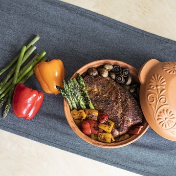 КРУГЛЫЙ РИМСКИЙ ГОРШОК ГЛИНЯНЫЙ СУДНО 4л 770605