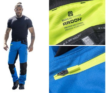 ELASTYCZNE spodnie robocze męskie wzmocnione oddychające 4XSTRETCH 48