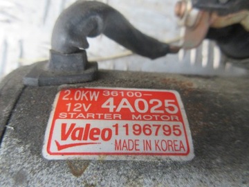 HYUNDAI H-1 2.5 CRDI STARTÉR 36100-4A025