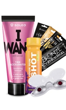 SOLEO I WANT 150ml PRZYSPIESZACZ OPALANIA +GRATISY