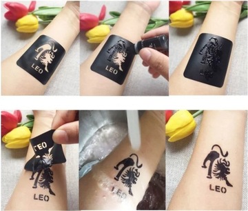 ШАБЛОНЫ БЛЕСКОВЫХ ТАТУ НАБОР ШАБЛОНОВ