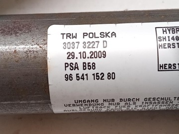 AIRBAG ZÁVĚS CITROEN OE 9654115280