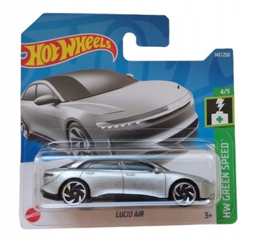 HW HOT WHEELS LUCID AIR HW GREEN SPEED