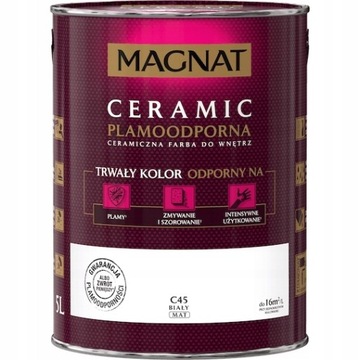 MAGNAT CERAMIC - C45 - BIAŁY - 5L