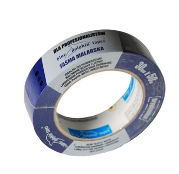 Taśma malarska niebieska 30mm x 50 m Blue dolphin