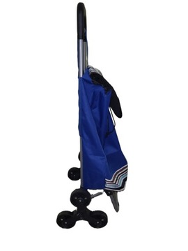 СУМКА ДЛЯ ПОКУПКИ ADURA СИНЯЯ РУЧНАЯ НА КОЛЕСАХ 3 КОЛЕСА ДЛЯ ЛЕСТНИЦЫ 25 Л