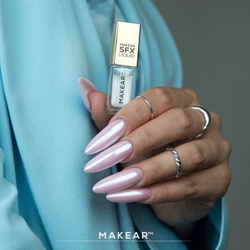 Makear Pyłek w płynie Do Zdobień Paznokci Błyszczący 5ml BP01