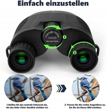 Lornetki, lornetka 10x25 z noktowizorem,