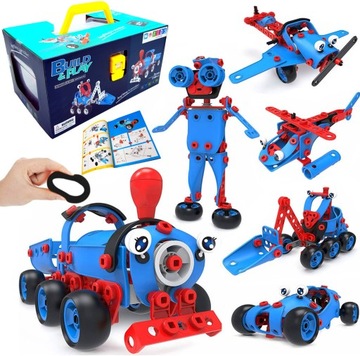 БЛОКИ Конструктор для сборки забавных транспортных средств