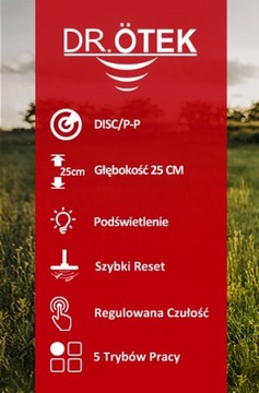 Металлоискатель Dr.Otek MT-XR IP68 с ЖК-дисплеем