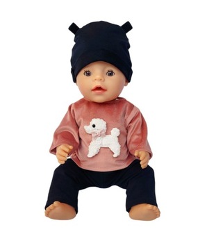 Ubranko Komplet 3 Elem. dla Dużej LALKI BORN BOBAS BABY 40-45