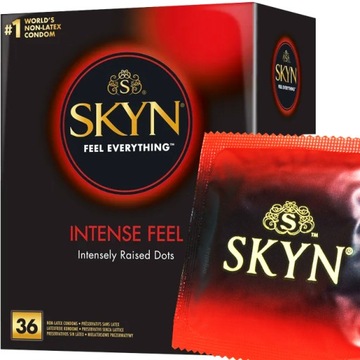 Prezerwatywy SKYN INTENSE FEEL z wypustkami 36 szt