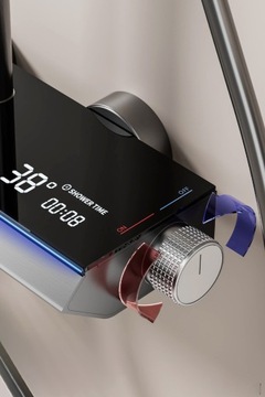 НАСТЕННЫЙ ДУШЕВОЙ НАБОР НАСТЕННЫЙ ДУШ ЧЕРНЫЙ ТЕРМОСТАТ ДЛЯ ВАННОЙ