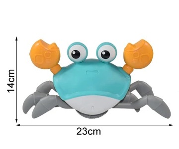 КРУИНГ КРАБ БЕГ ХОДЬБА ИНТЕРАКТИВНАЯ БАТАРЕЯ ЗВУК СВЕТ