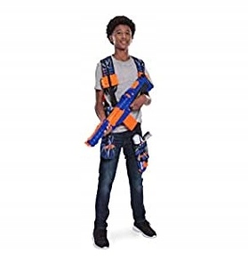 ЖИЛЕТ NERF, РЕГУЛЯТОР + КОБУРА + ЧЕХОЛ ДЛЯ СТРЕЛ