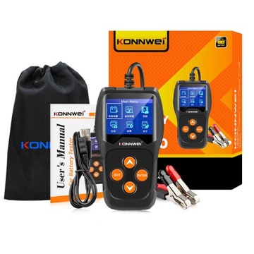 TESTER AKUMULATORÓW BATERII KW600 JĘZYK POLSKI J.PL 6V 12V