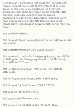 Считыватель автомобильных кодов AD310, сканер автомобильных кодов OBD2