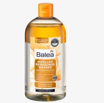 Balea Woda micelarna Waterproof, 400 ml