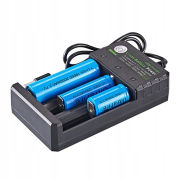 Зарядное устройство Smart 18650 с 3-слотовым литий-ионным аккумулятором 4,2 В