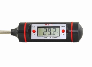 Кухонный термометр со штырем, щуп для мяса-гриль, футляр 0825