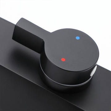 Lonheo Bateria Umywalkowa Bezdotykowa Sensor IR Fotokomórka STOJĄCA Black