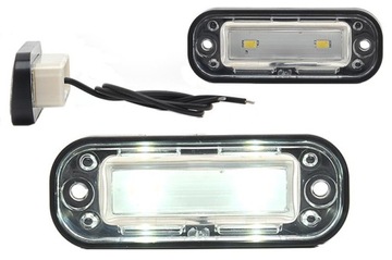 Lampa rejestracji LED do przyczepki przyczepy lawety WAŚ W133 982
