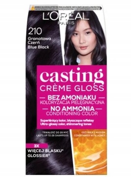 LOREAL CASTING CREME GLOSS 210 GRANATOWA CZERŃ