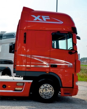 NAKLEJKI NAKLEJKA DAF XF 105 95 WZÓR 10 CHROM