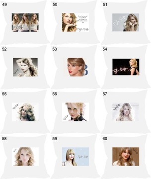Именная подушка TAYLOR SWIFT БОЛЬШОЙ ВЫБОР