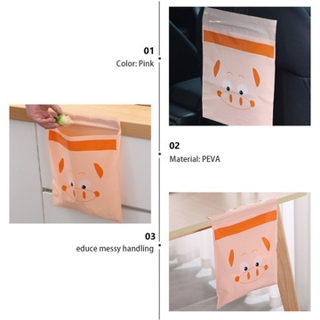 60 штук самоклеящихся одноразовых пакетов.