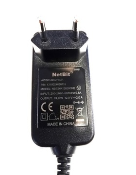 Zasilacz NetBit 12V 2A 24W NBS24K120200HE DO TABLETA