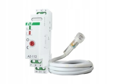 F&F Автоматический сумеречный выключатель на DIN-рейку 1P 16A 230V IP20 AZ-112